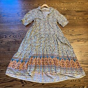 NATURAL LIFE Multicolor Floral Maxi Dress🫶💕